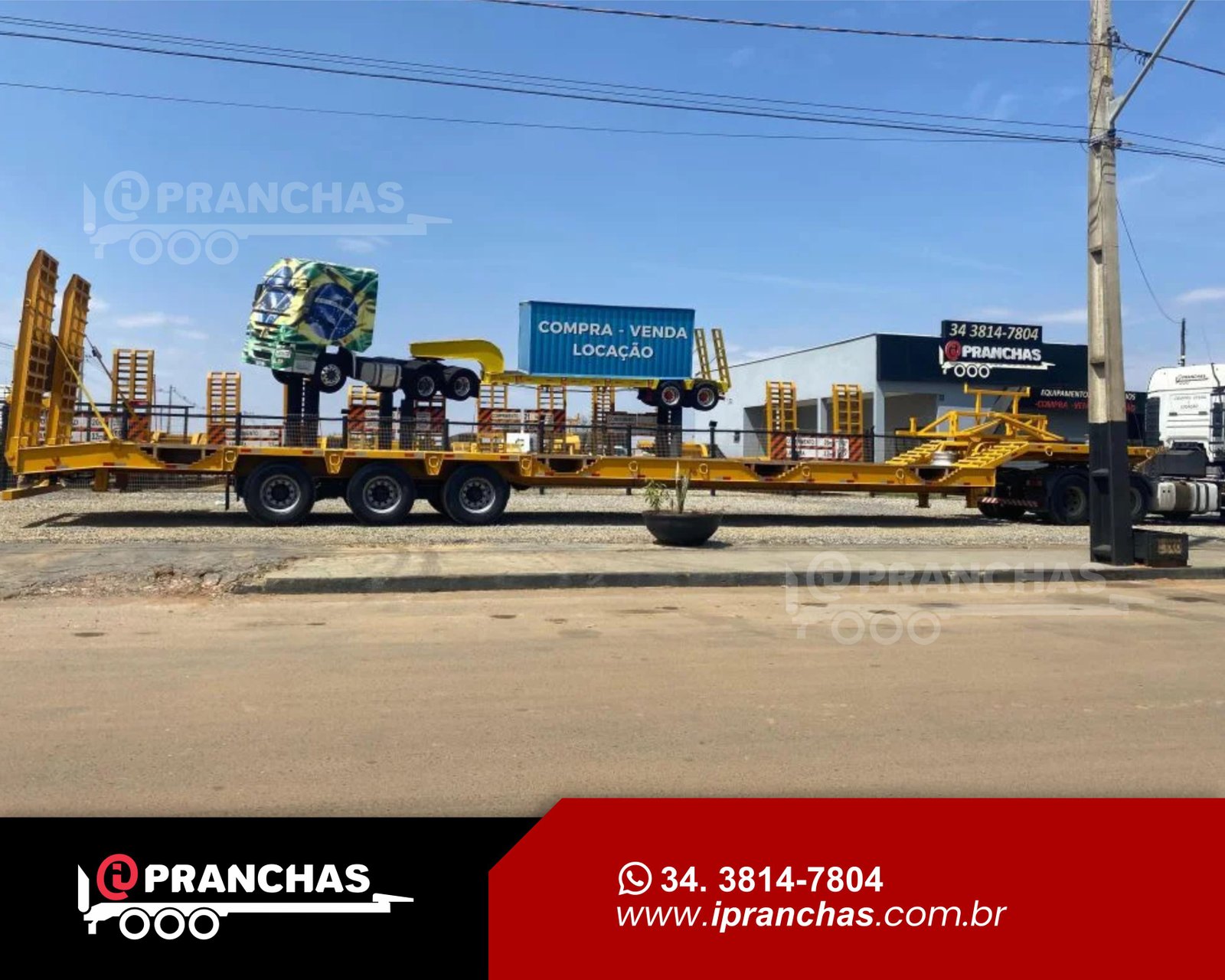Prancha Carrega tudo 03 Eixos 25mts
