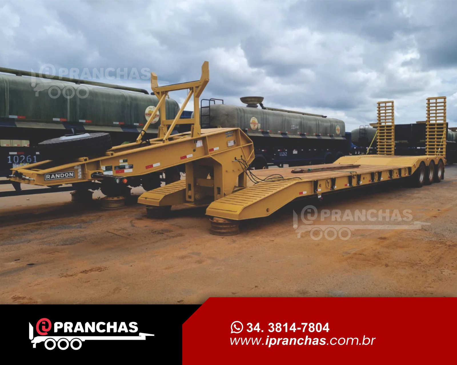 Prancha Agrícola 03 Eixos Pescoço Removível