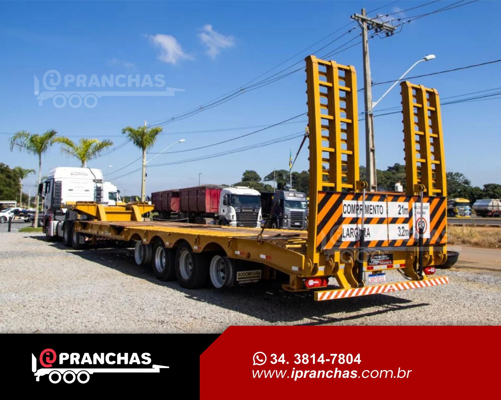 Prancha Carrega Tudo Reta 04 Eixos 2023