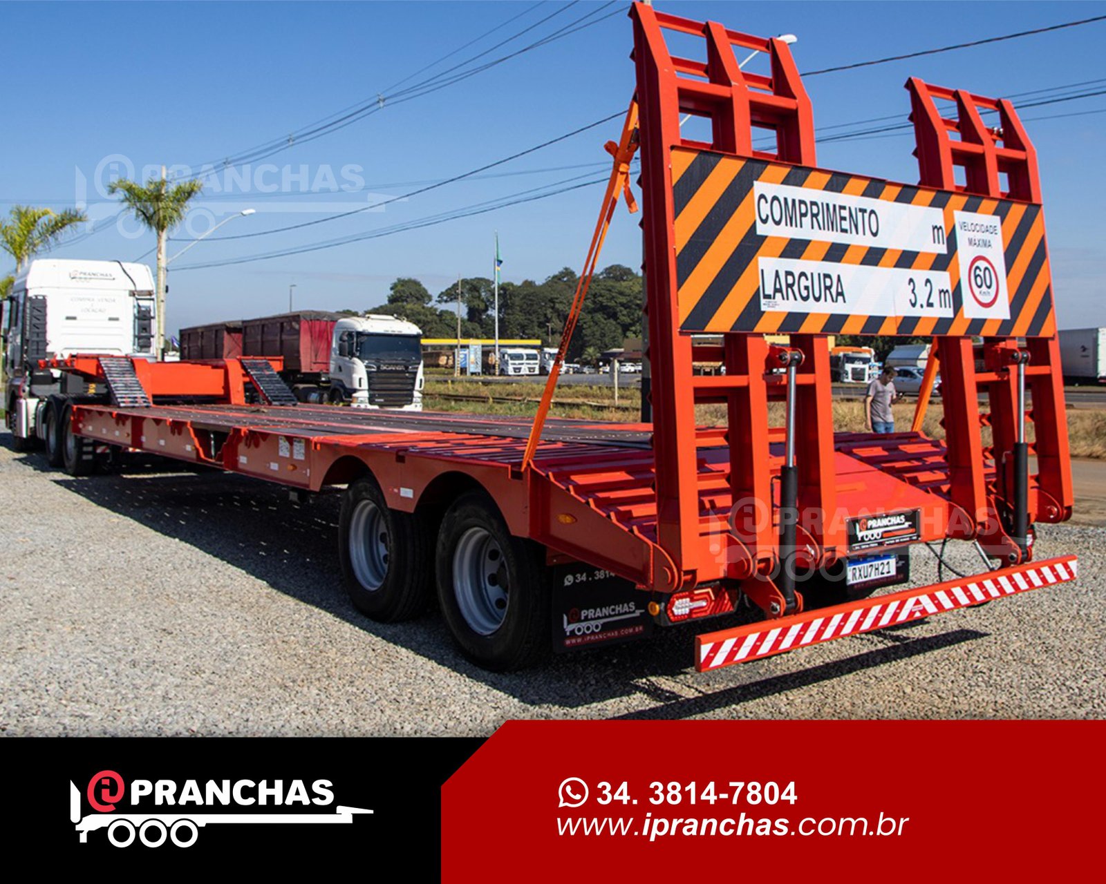Prancha Carrega Tudo Agrícola 02 eixos