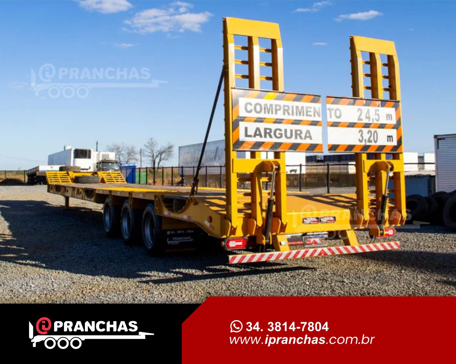Prancha 3 eixos Carrega Tudo Agrícola