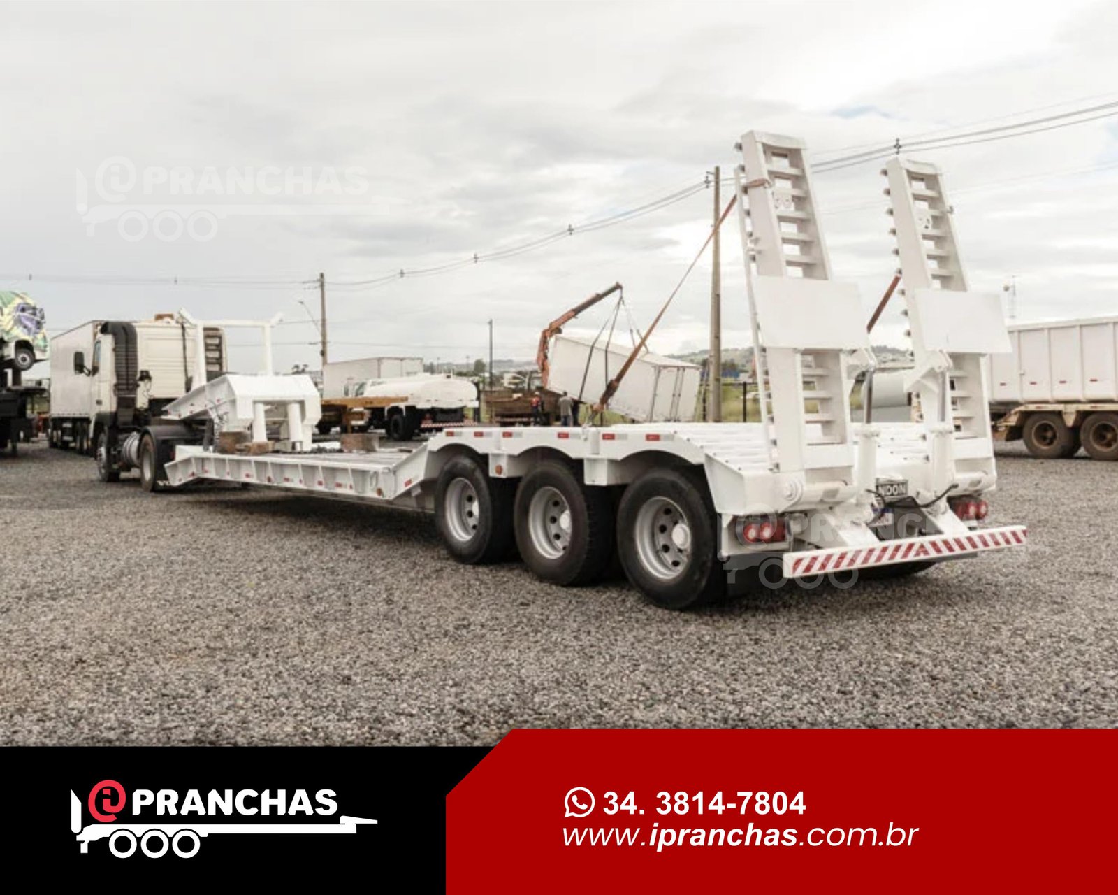 Prancha Carrega Tudo 03 eixos