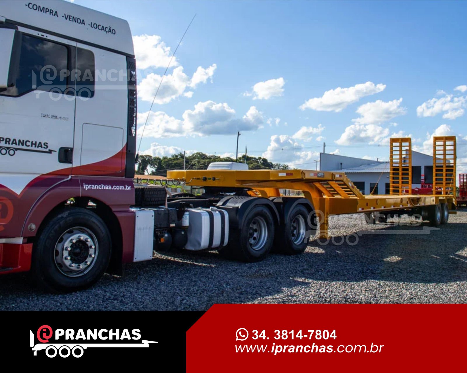 Prancha Carrega Tudo Agrícola 2 Eixos